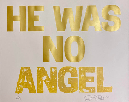 LIMITED EDITION PRINT-He Was No Angel (unframed)