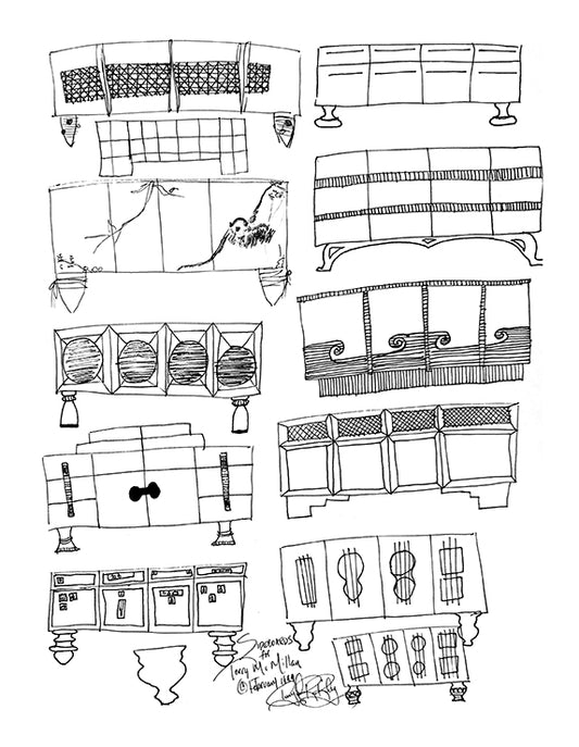 Sideboards for Terry McMillan 1999