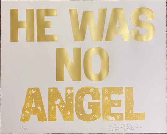 LIMITED EDITION PRINT-He Was No Angel (unframed)